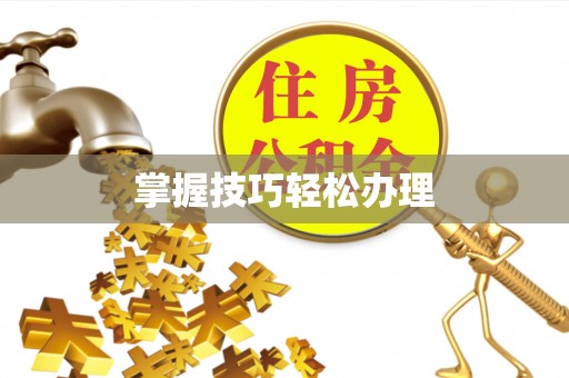 潮州掌握技巧轻松办理